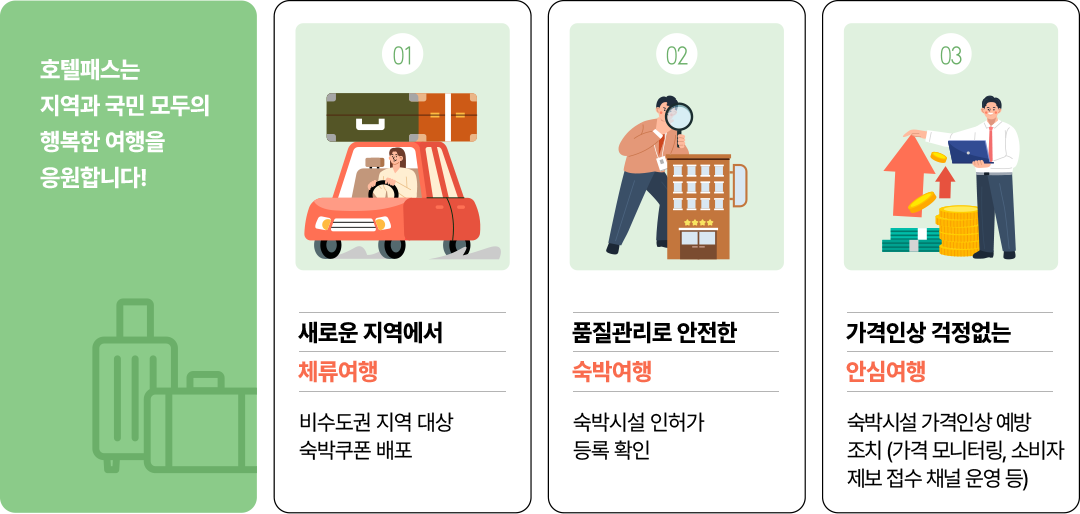 호텔패스는 지역과 국민 모두의 행복한 여행을 응원합니다!